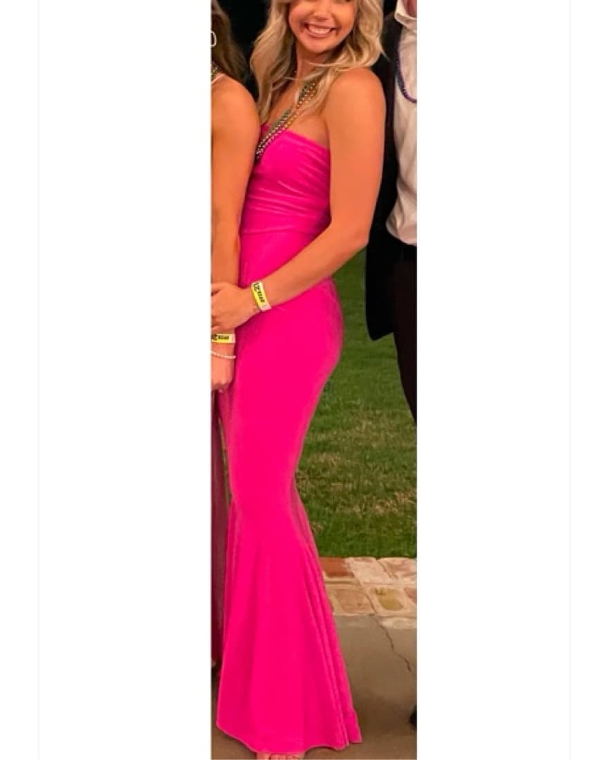 Norma Kamli Hot Pink Gown - Image 4