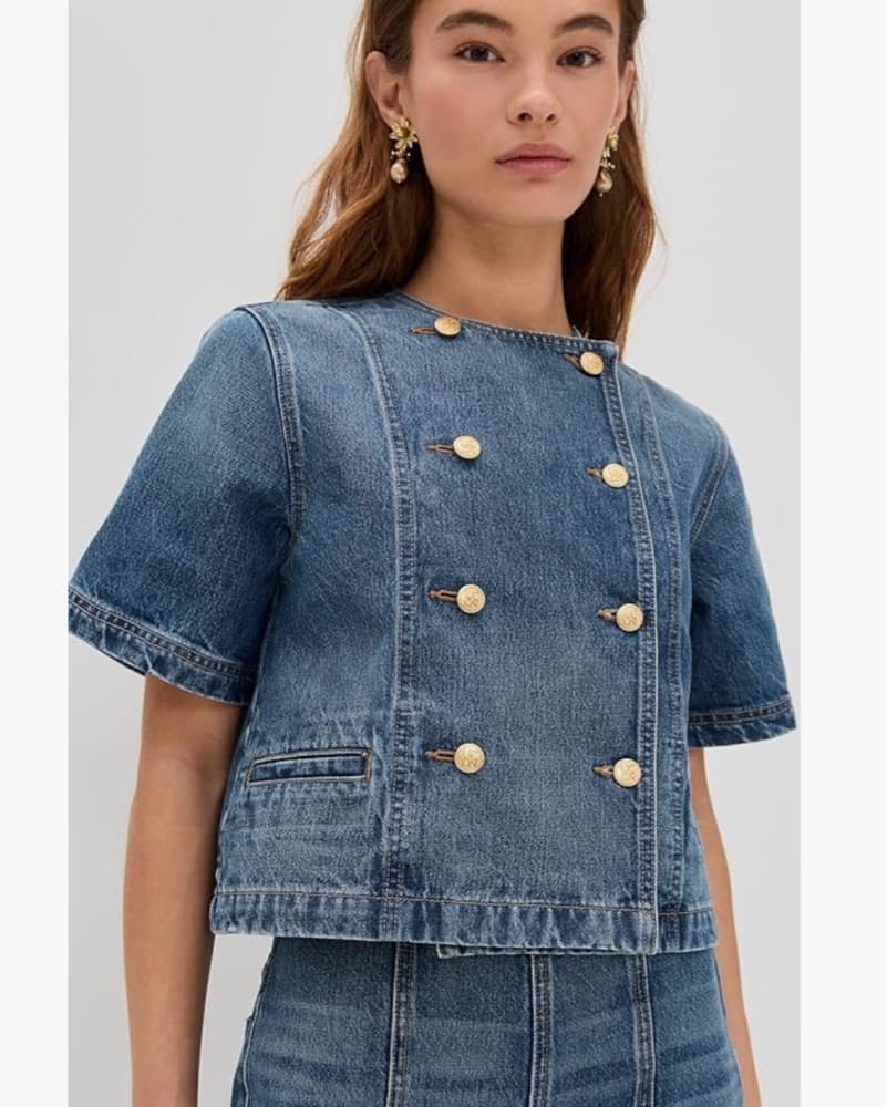 Ulla Johnson Denim Skirt Set  - Image 3