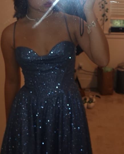 Ladivine Cinderella Dress in Smoky Blue - Image 3