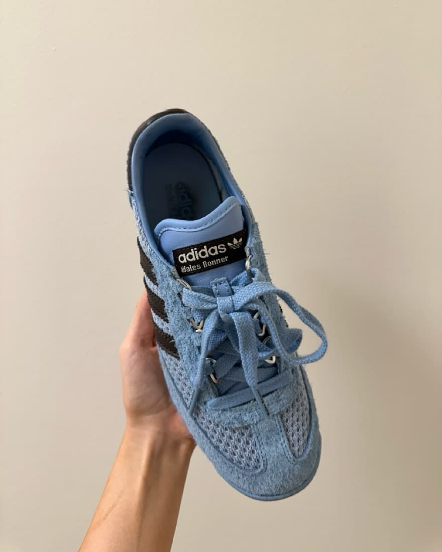 Adidas X Wales Bonner Blue Sambas - Image 1