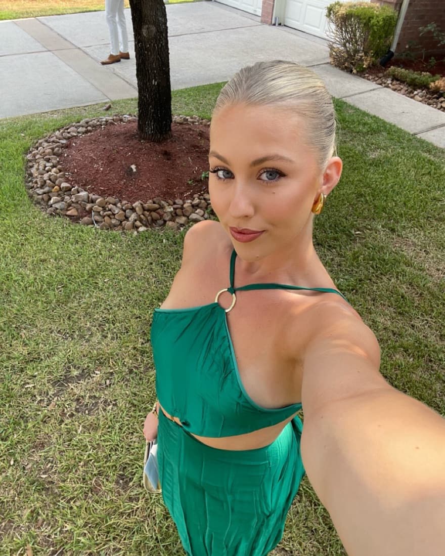 BAOBAB Emerald Green Satin Cutout Dress - Image 3