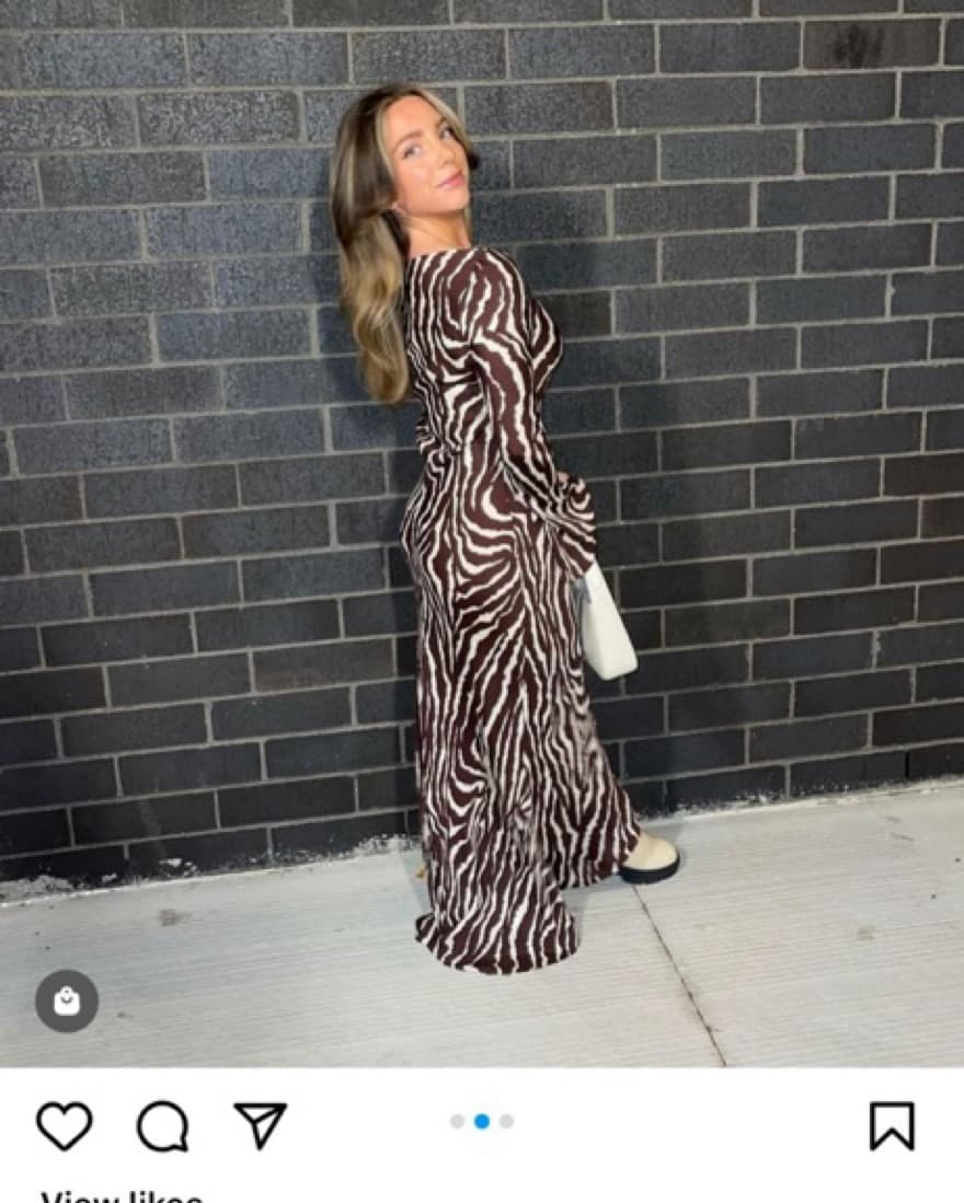 Realisation Par Zebra Gia Dress - Image 2