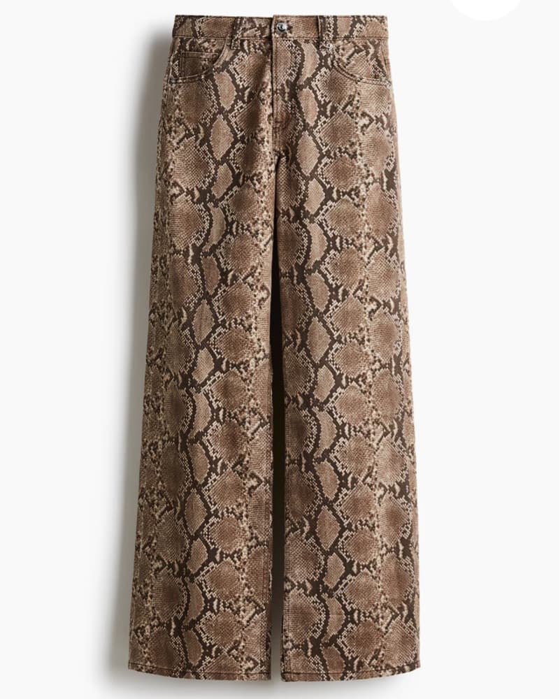 Snake Print Jeans - Image 2