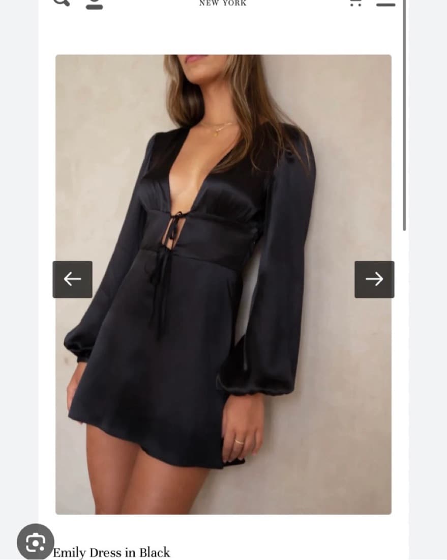 Two Bodies Emily Dress - Black - Image 1