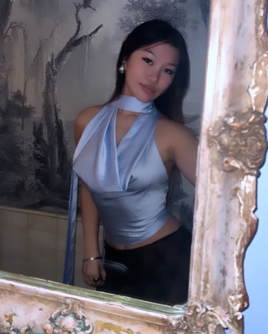Orseund Iris Cowl Neck Halter Top - Image 1