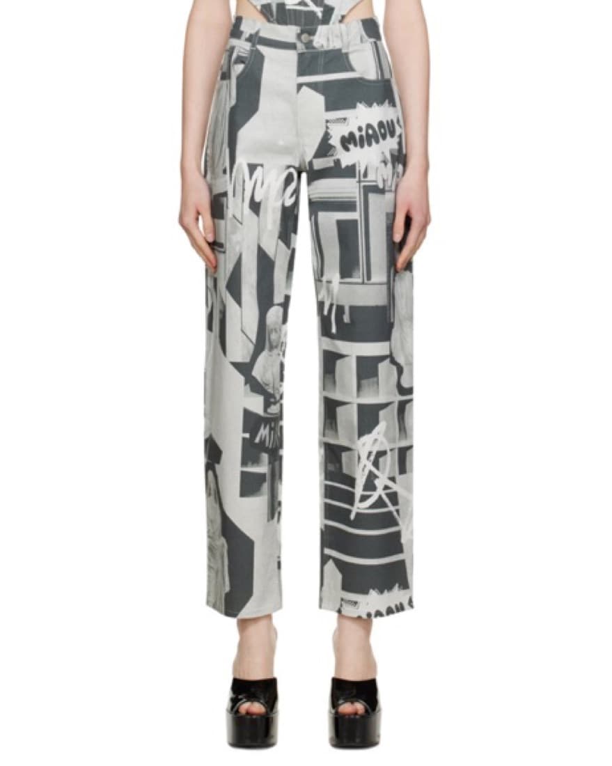 Miaou Gray Fargo Trousers - Image 1