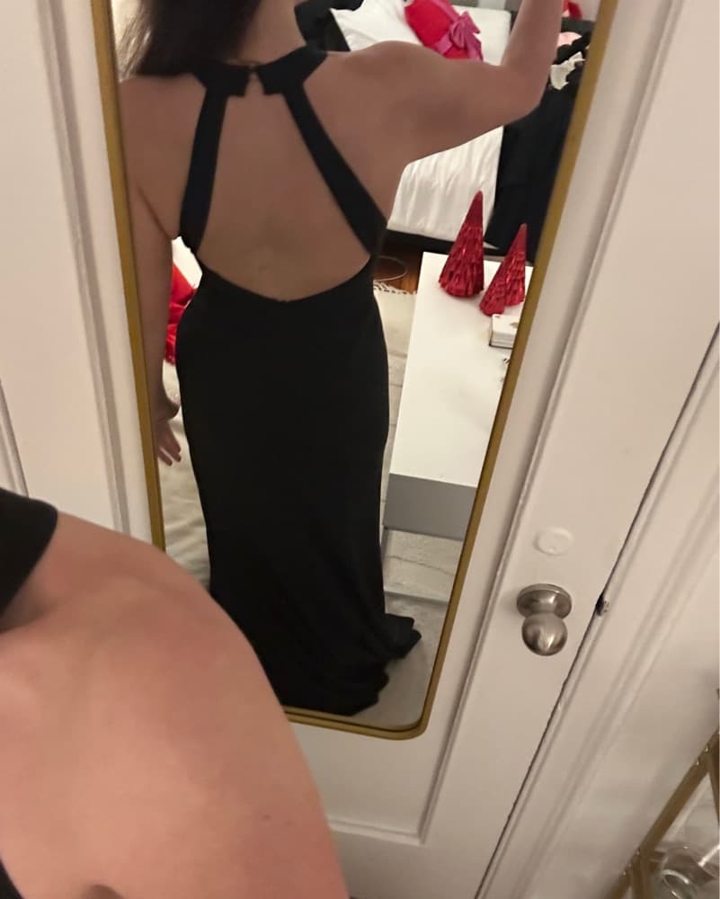 BHLDN Black Gown - Image 2