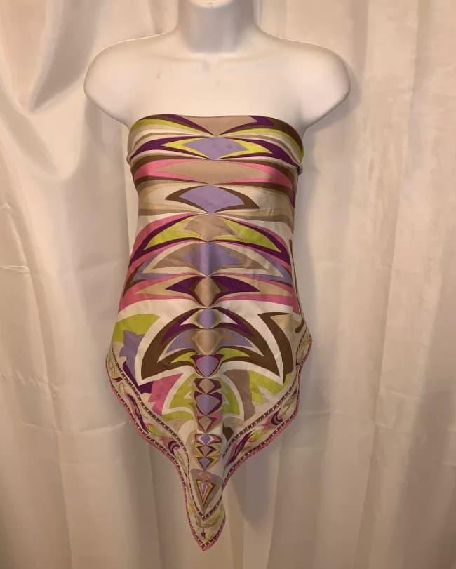 EMILIO PUCCI mid century SILK SCARF - Image 1