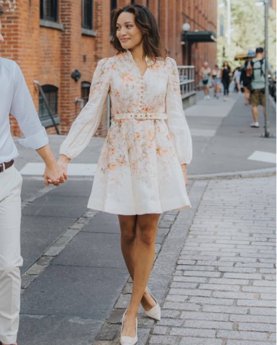 Zimmermann Linen Belted Dress - Image 1