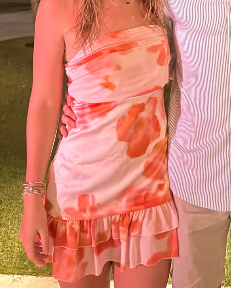 Manon Scarf Mini Dress - Image 3