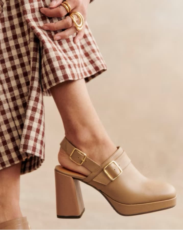 SÉZANE REBECCA HEELED CLOGS  - Image 1