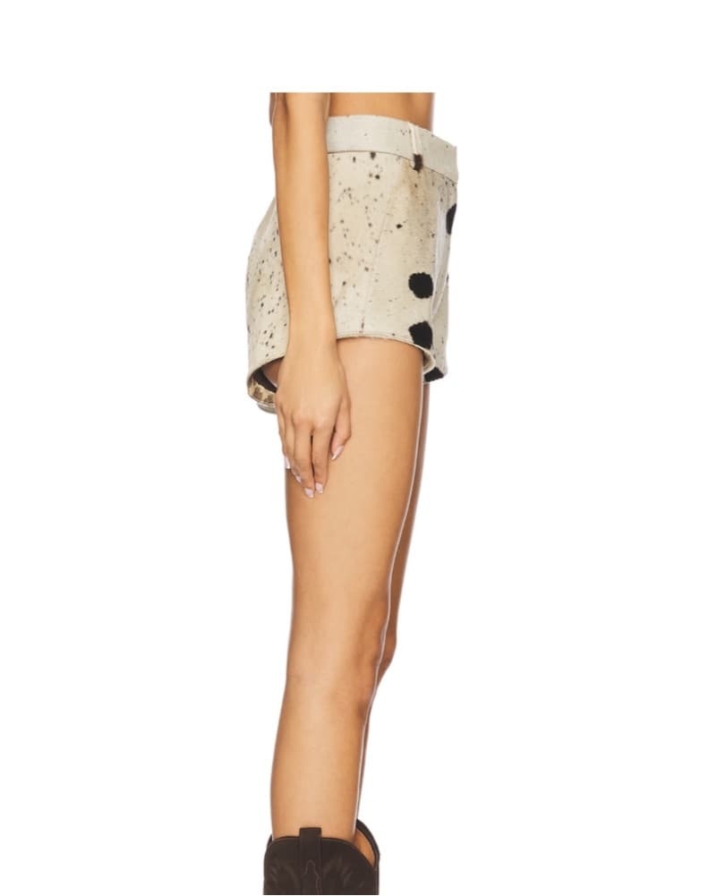 LAMARQUE calf Hair Shorts - Image 3