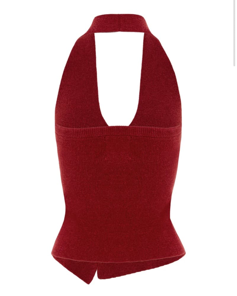 With Jean Rose Halter Top - Image 2