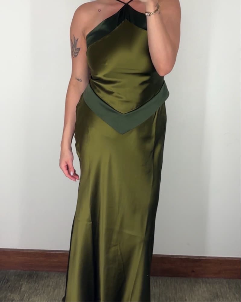 Reformation Jillian Silk Dress - Image 2