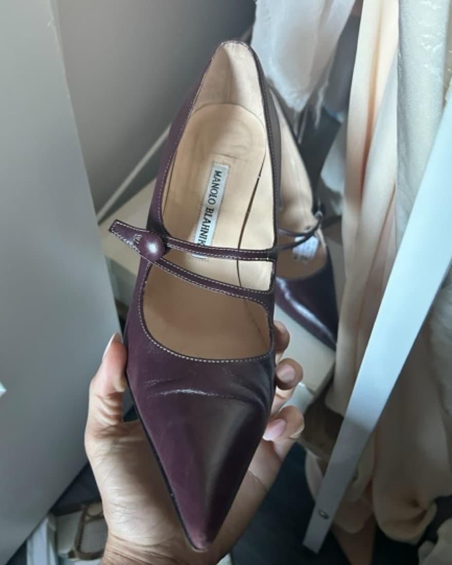 Vintage Mary Jane Manolo Blahnik Heels  - Image 3