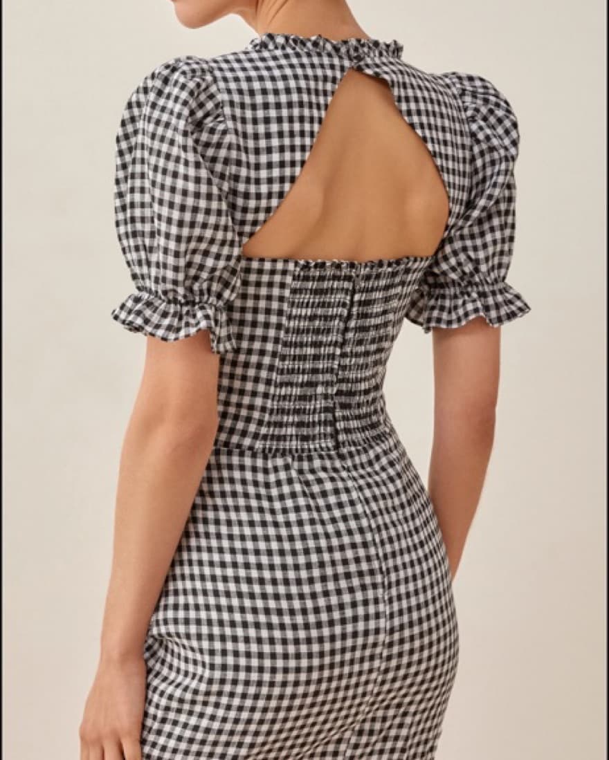 Reformation gingham dress  - Image 3