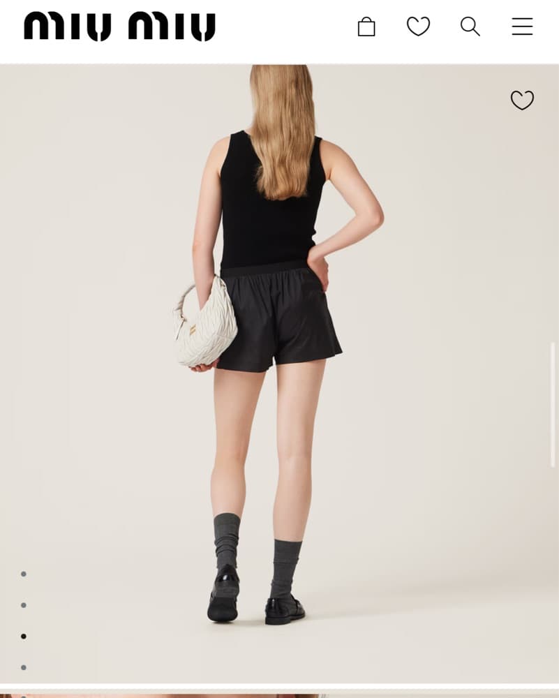 Black Miu Miu logo knit tank top  - Image 2