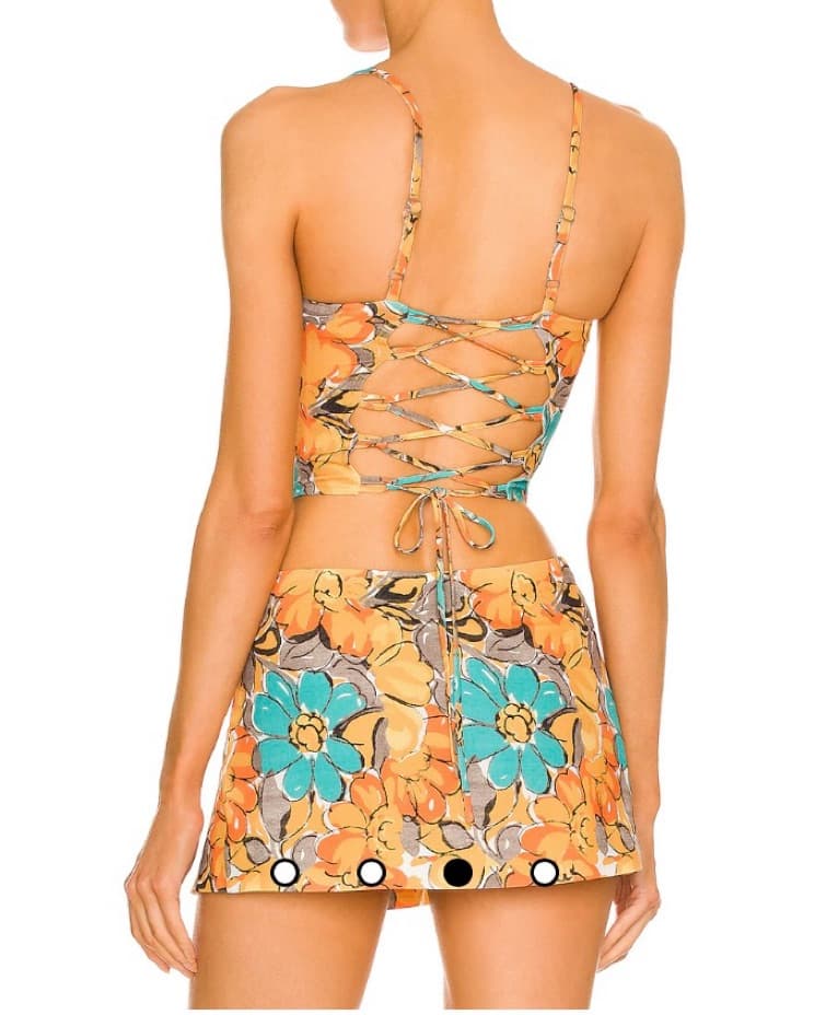 Miaou Floral Corset - Image 3