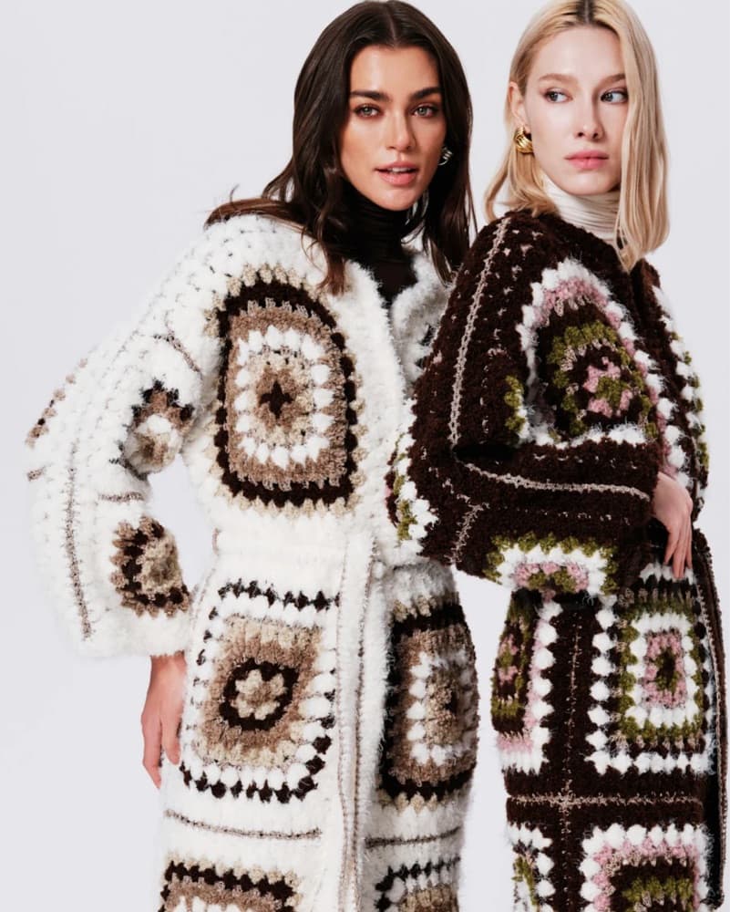 Beachy Side Crochet Cocoon Cardigan - Image 1