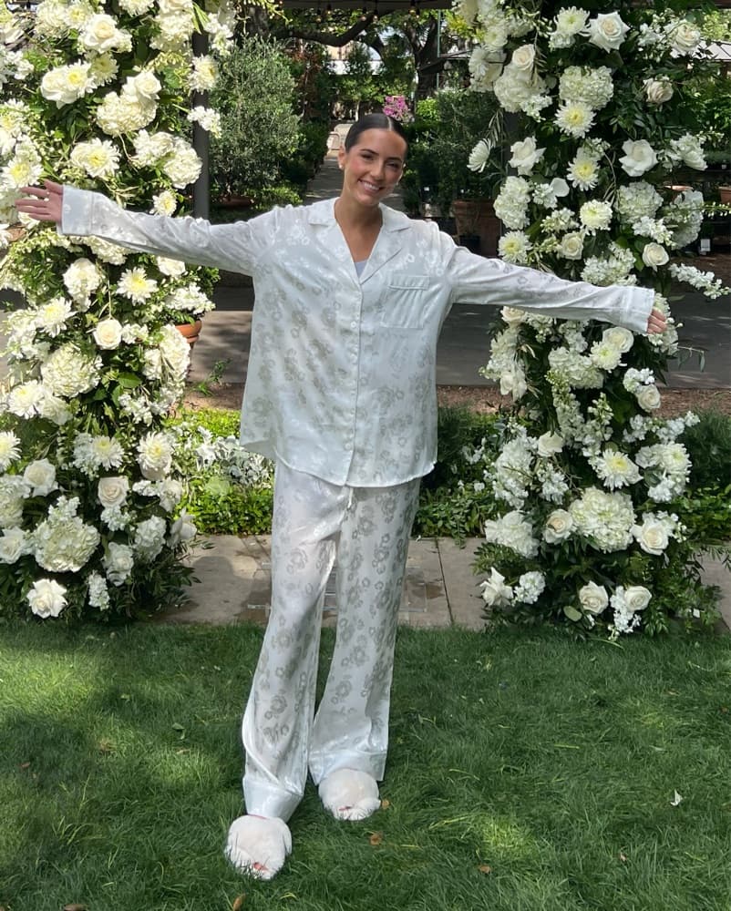 Bridal Floral PJ Set - Image 2