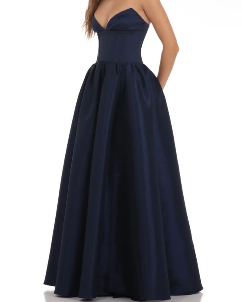 Lucy In The Sky Corset Strapless Gown  - Image 3