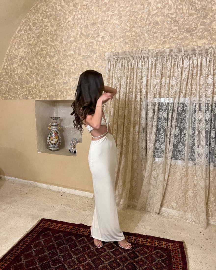 Meshki White Formal Dress - Image 3