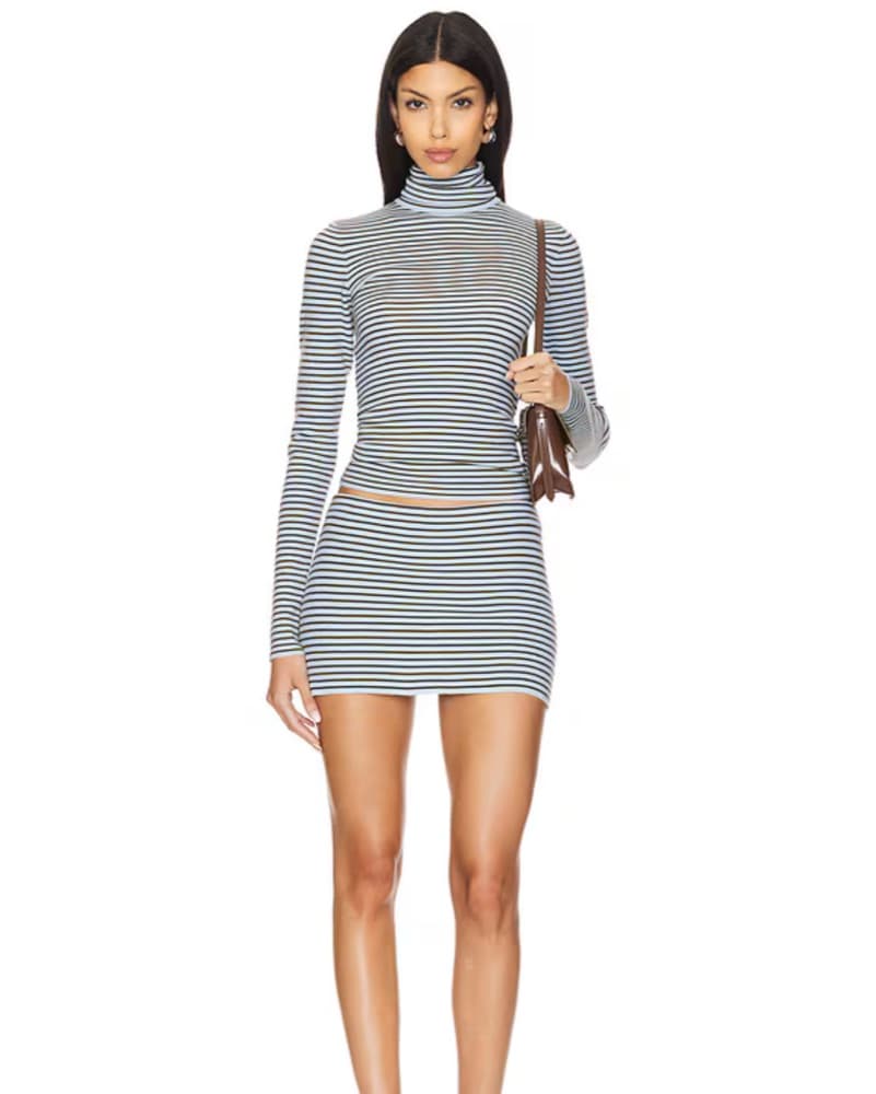 Tucker Cloud Knit Turtleneck Sweater in  - Image 2