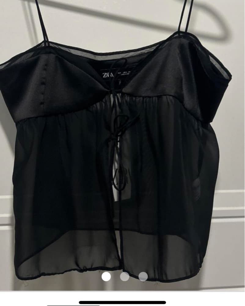 Black Mesh Top - Image 3