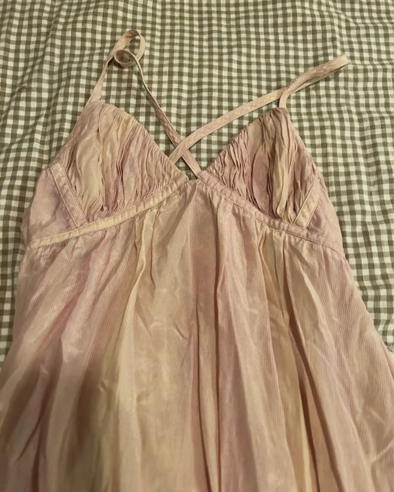 Pink / Yellow Maxi dress - Image 3