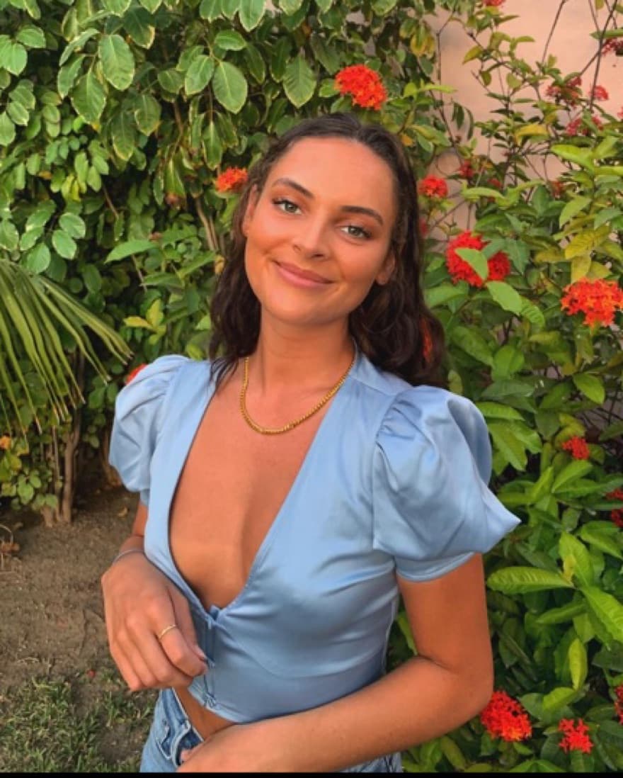 Danielle Bernstein Blue Top - Image 2