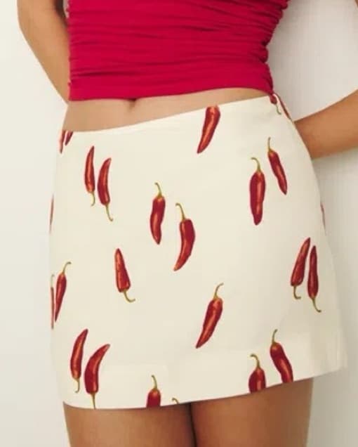 Reformation Carla Low Waist Mini Skirt  - Image 2