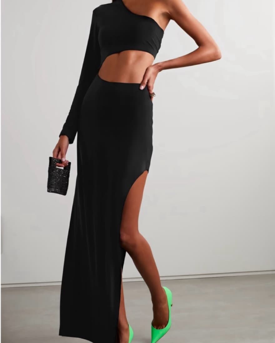 Norma Kamali Elengant Maxi Cutout - Image 1
