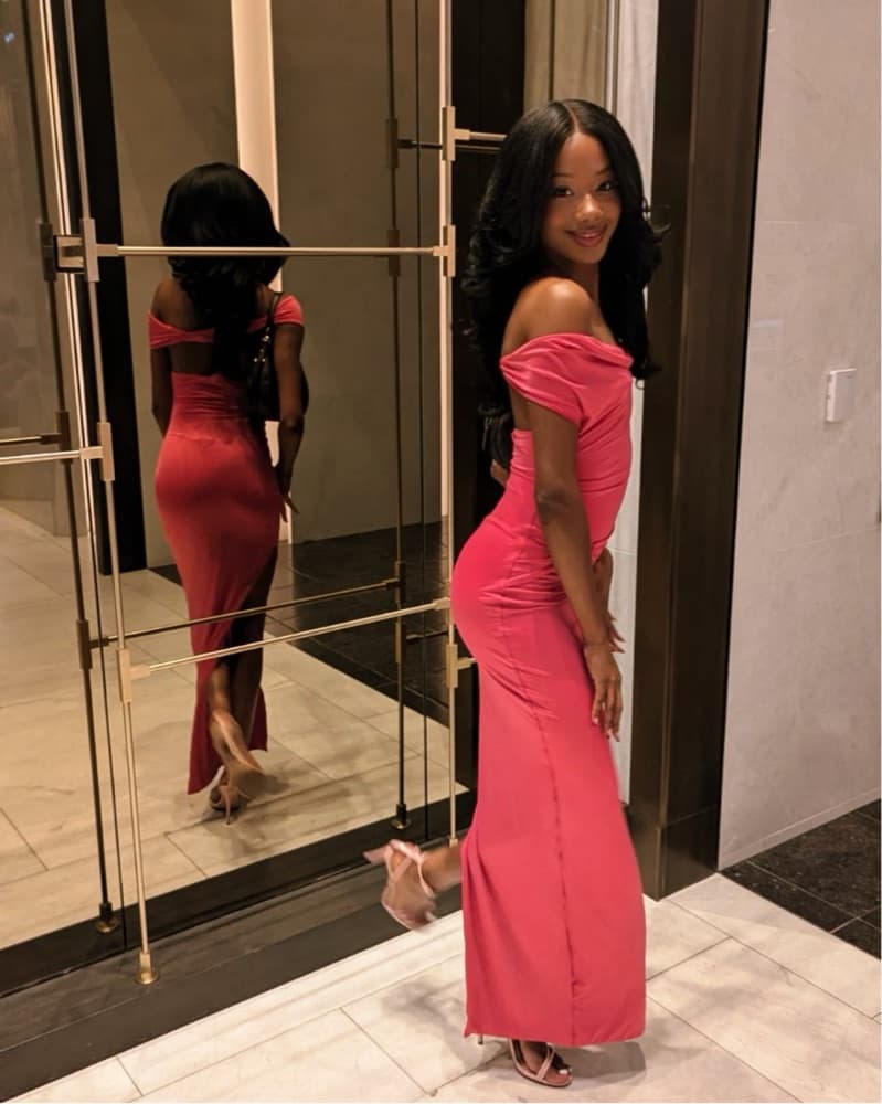 OH polly pink birthday dress - Image 1