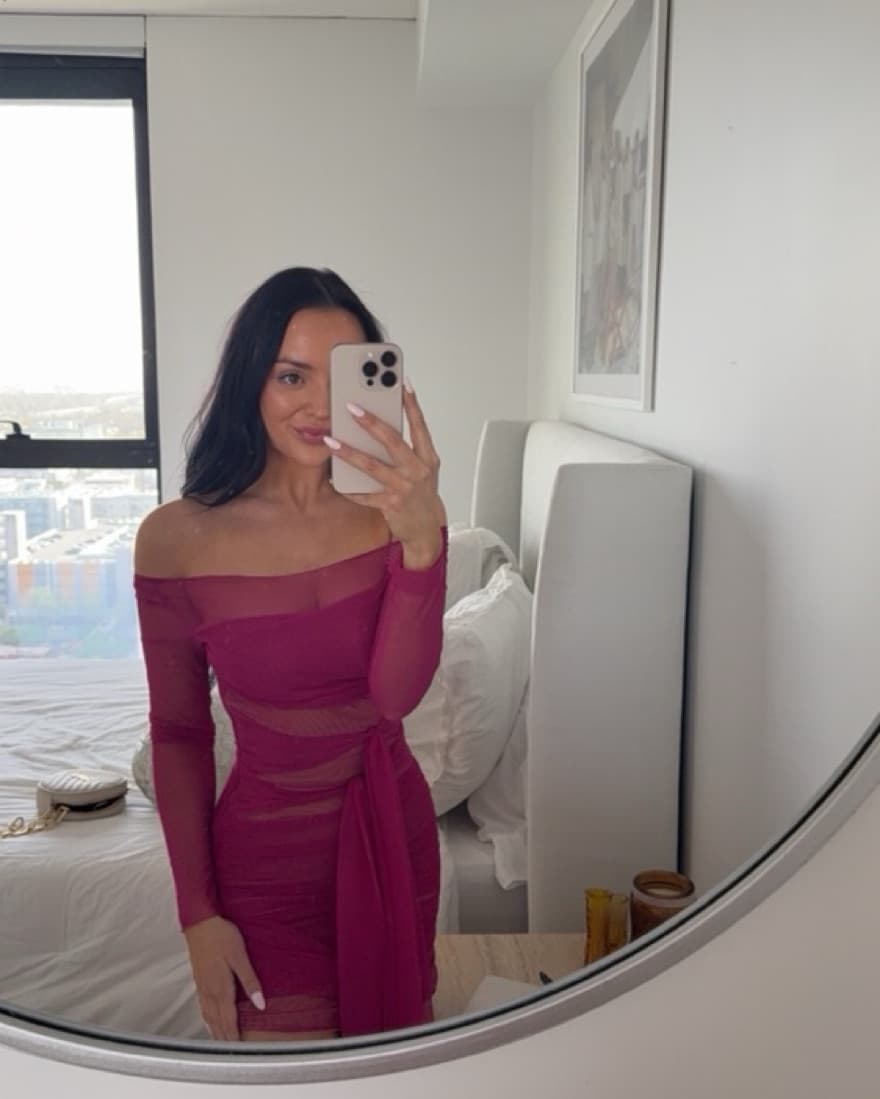 Miss Circle Pink Dress - Image 1