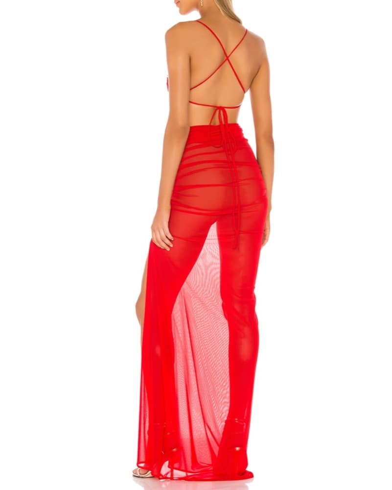 RED REVOLVE FOLLIE GOWN  - Image 4