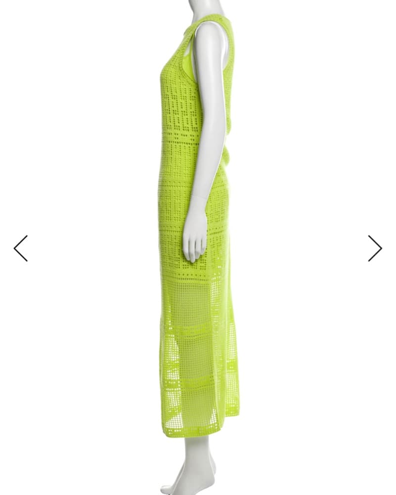 A.C.L Neon Green Dress - Image 2