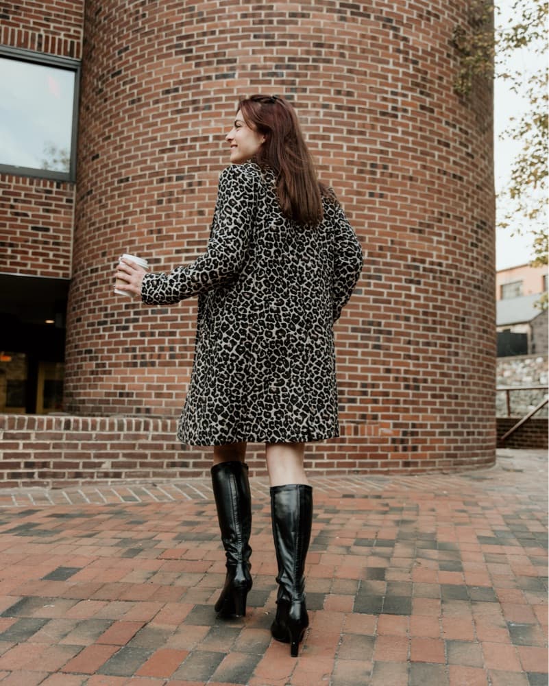 Anthropologie Leopard Coat - Image 1