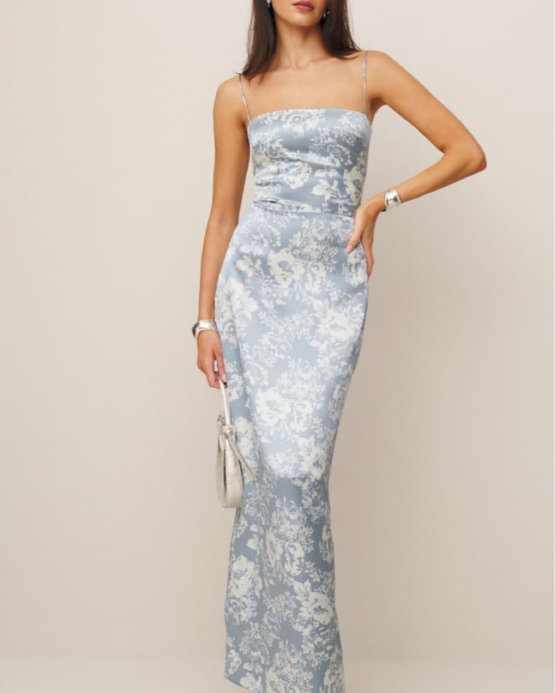 Reformation Frankie Silk Dress - Image 1