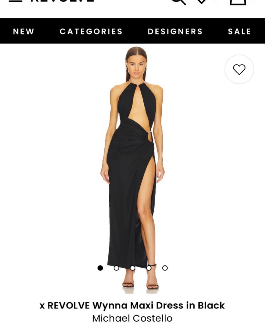 x REVOLVE Michael Wynna Maxi Dress black - Image 1