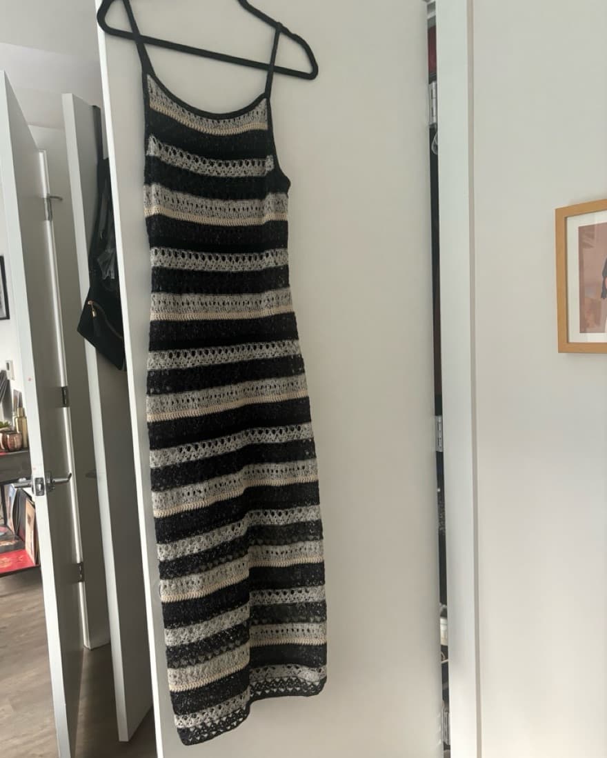 Zara Crochet Maxi Dress - Image 1