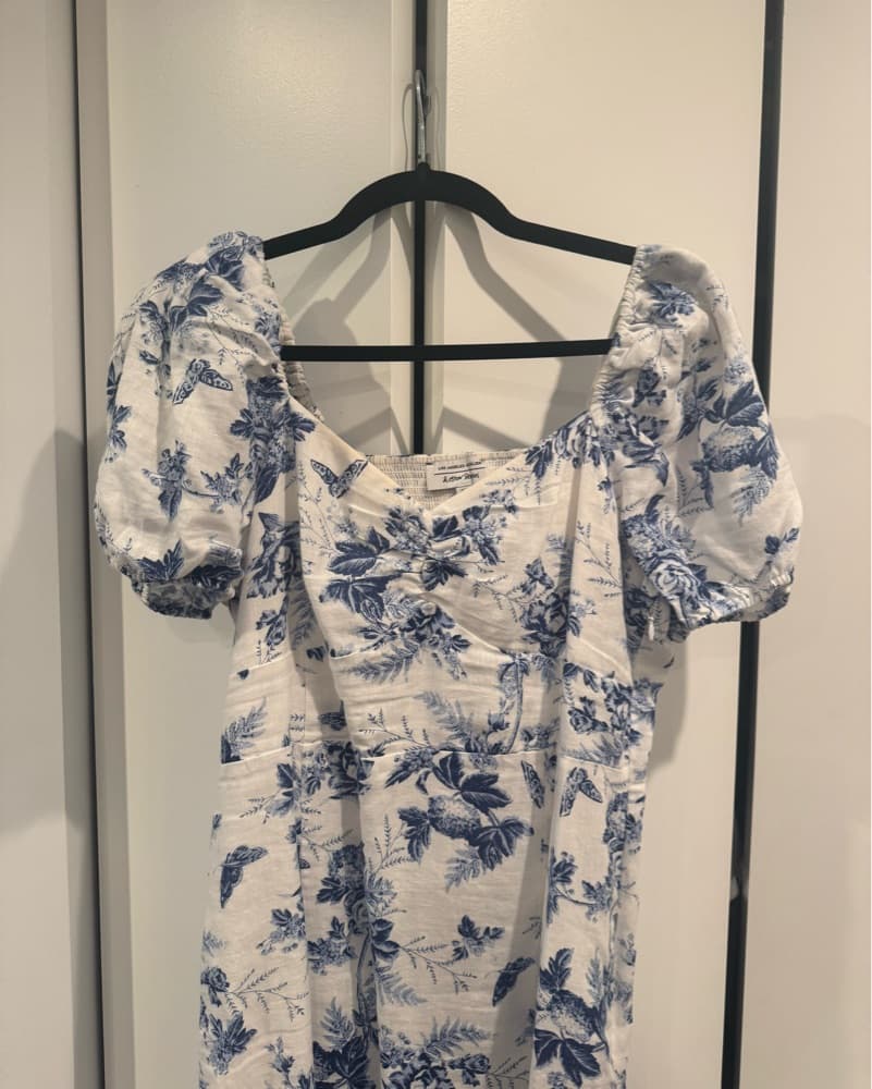 & Other Stories Linen Midi Dress - Image 3