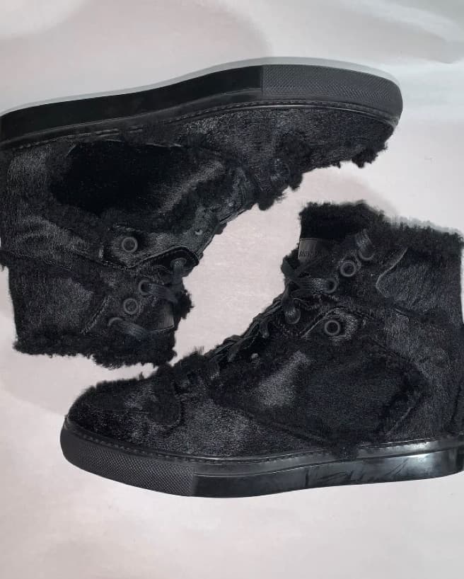 BALENCIAGA size 36 ponyhide SNEAKERS - Image 6