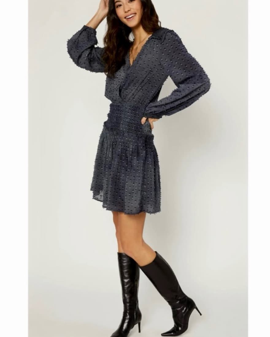 Dotted Midi Dress - Image 2