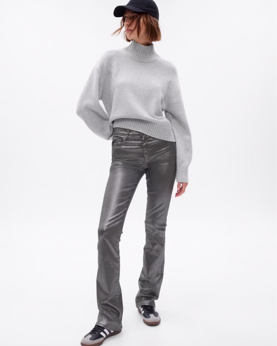 Metallic Dark Grey Jeasn - Image 2