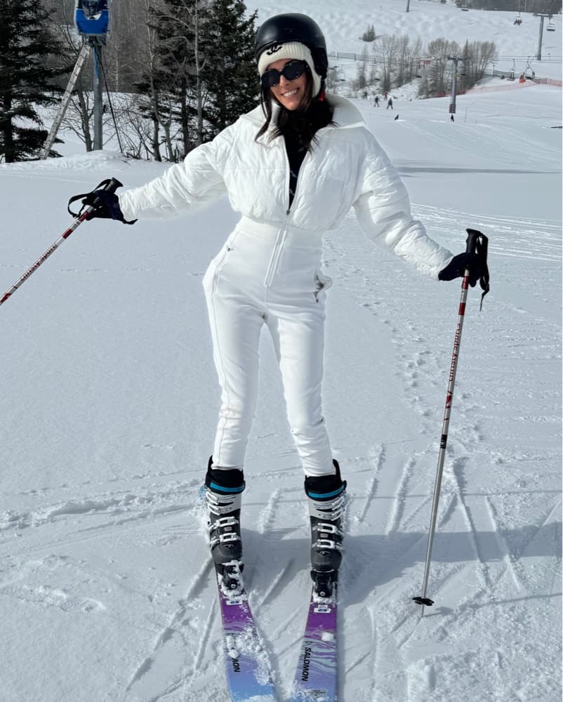 FP Movement White Downhill Ski Suit - Image 1