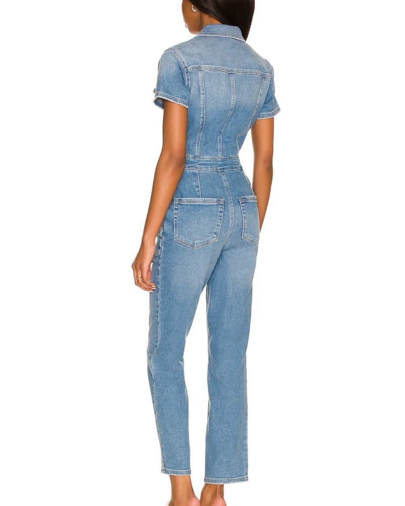 Good American Jean Jumpsuit - Image 3