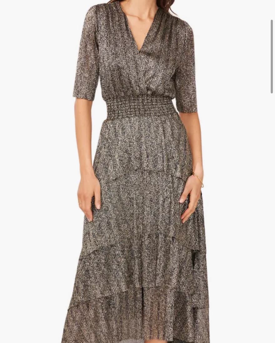 Black And Gold Vince Camuto Dress - Image 1