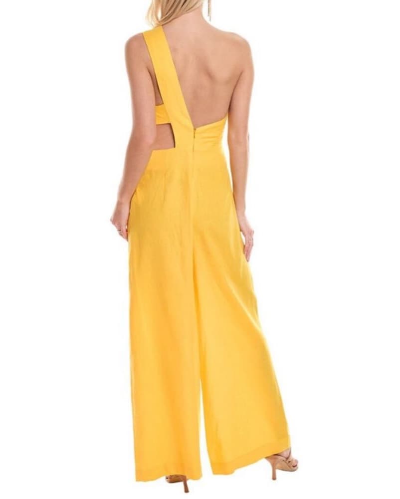 farm rio yellow one shoulder jumper - Image 2