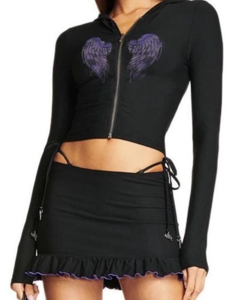 I Am Gia Skirt And Hoodie Set - Image 1