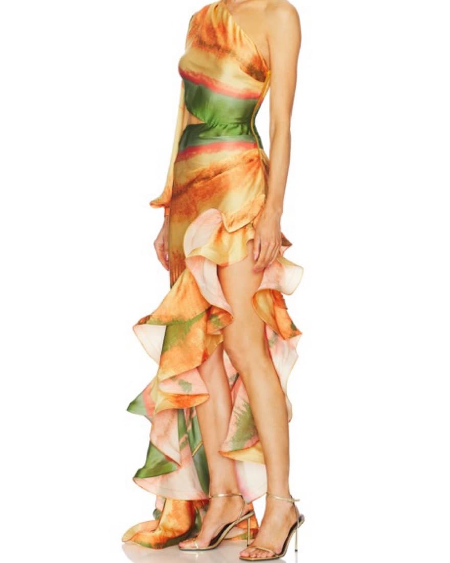 Bronx & Banco Hanna Horizon Gown Orange - Image 4